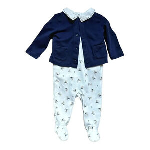 Ralph Lauren | Three Piece Polo Bear Set (6 mos) 🐻